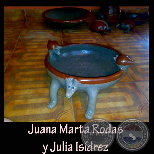 ESCULTURAS EN CERÁMICA, 2009 - Obras de JUANA MARTA RODAS y JULIA ISÍDREZ