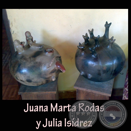 ESCULTURAS DE CERÁMICA, 2009 - Obras de JUANA MARTA y JULIA ISÍDREZ RODAS