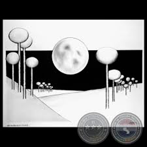 Misiones II (Serie: Recuerdos del Paraguay) - Obra de Gustavo Rodríguez Jara