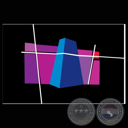 OBRA Nº 9 - DesFragmentación III / En Magenta -  Artista: GUSTAVO RODRÍGUEZ JARA - Año 2009