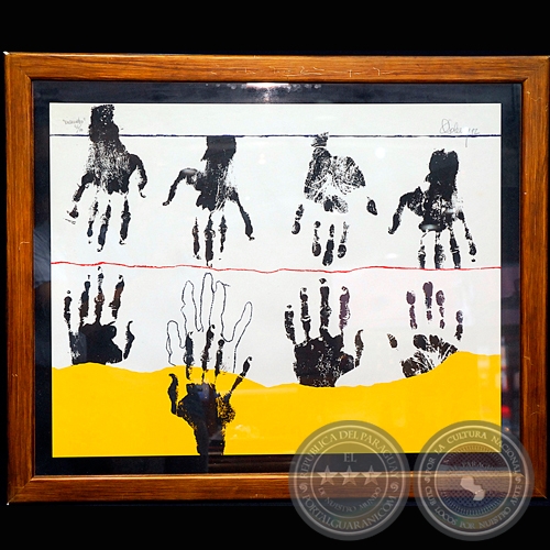 ENCUENTRO, 1992 - Grabado de OSVALDO SALERNO