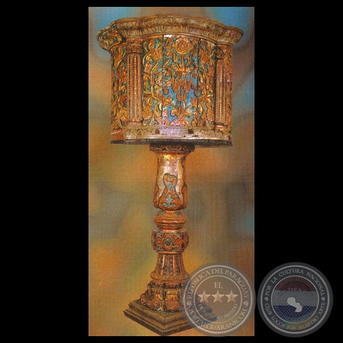 PÚLPITO DE LA IGLESIA DE SAN IGNACIO GUAZÚ - Fotografías de FERNANDO ALLEN 