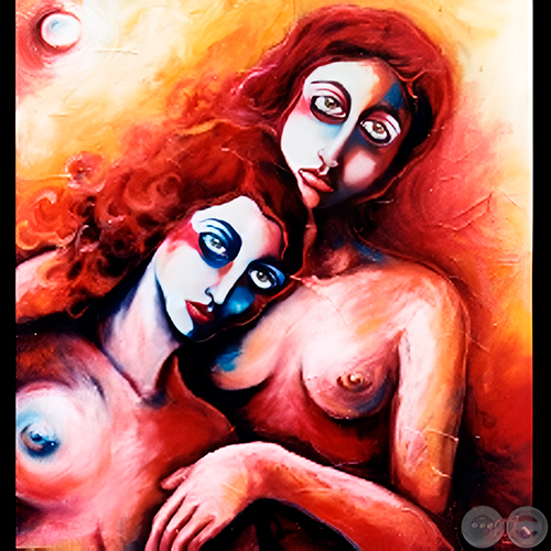 NINFAS DE LA LUNA (Serie) - Obra de Anna Scavone - Año 2003