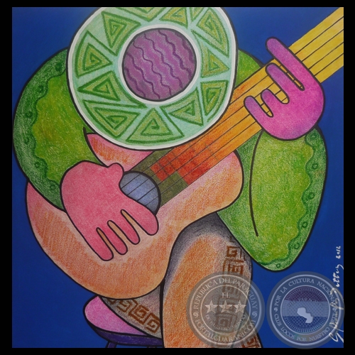 HOMENAJE, ... UN TRIBUTO AL MÚSICO Y AL COLOR - Obras de SERGIO OCAMPOS DETTEZ