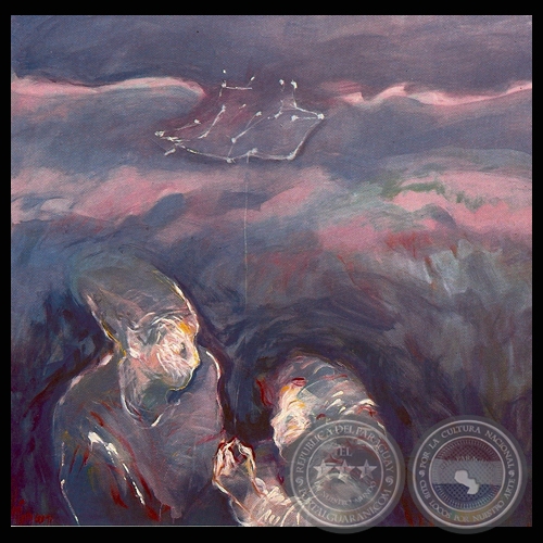 LA CONSTELACIÓN DEL CARACOL, 1991 - Acrílico de SUSANA ROMERO