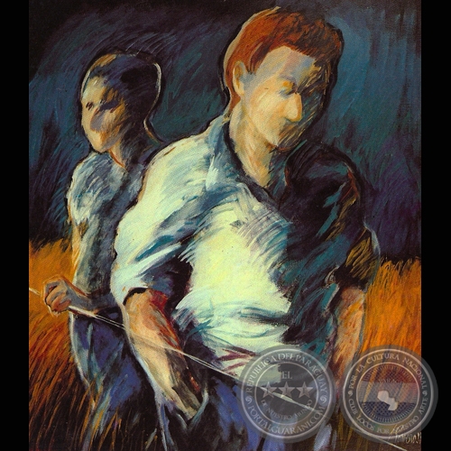 FIGURAS, 1988 - Óleo de SUSANA ROMERO