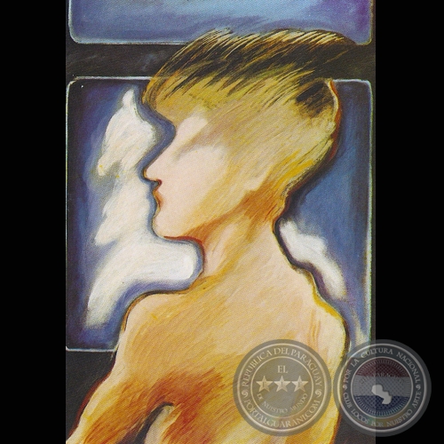 MUJER DE ESPALDAS, 1984 - Acrílico de SUSANA ROMERO