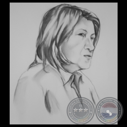 RETRATO DE TERESA GONZÁLEZ MEYER - Obra de FEDERICO CABALLERO