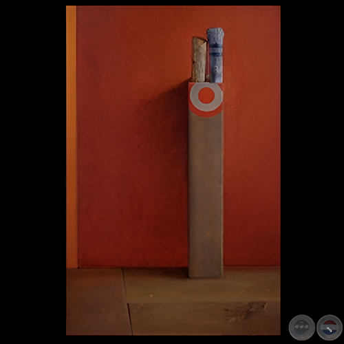 TESTIGOS II, 2006 - Óleo sobre tela de LUIS FRACCHIA