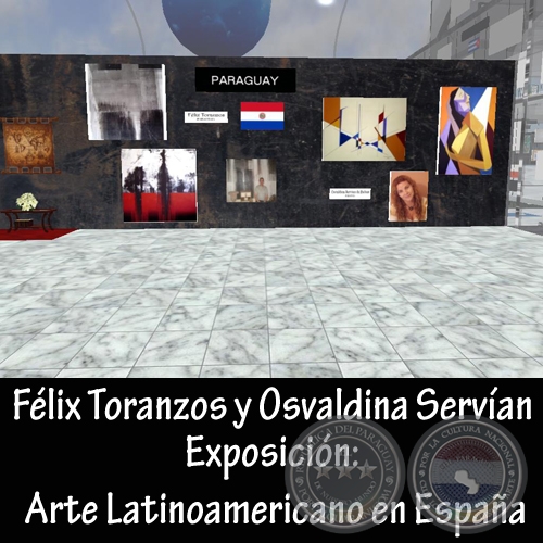 ARTE LATINOAMERICANO EN ESPAA, 2009 - Obras de FLIX TORANZOS y OSVALDINA SERVAN  