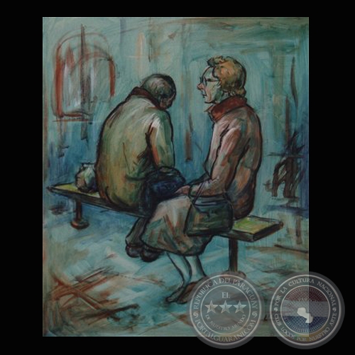 ESPERANDO POR EL TREN - Obra de Leonardo Torfs