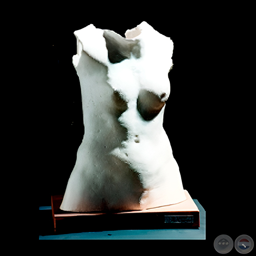TORSO BLANCO, 1990 - Cerámica de OFELIA FISMAN
