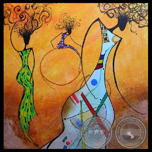 LA DANSE DE L AUTONME - Colección HUELLAS DE LA VIDA - Acrílico de VANESSA TIO-GROSET