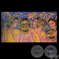 LA COMEDIA - Cerámica esmaltada de JOSEFINA PLÁ y JOSÉ LATERZA PARODI