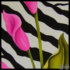 CALAS CON ANIMAL PRINT - Óleo de NORMA BÜTTNER