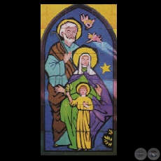 SAGRADA FAMILIA, 1965 - cerámica de JOSEFINA PLÁ y JOSÉ LATERZA PARODI