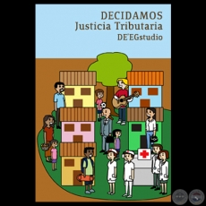 JUSTICIA TRIBUTARIA EDUCACIÓN - Ilustración para banner de LEDA SOSTOA
