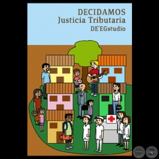 JUSTICIA TRIBUTARIA EDUCACIÓN - Ilustración para banner de LEDA SOSTOA
