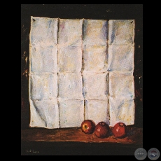 MANZANAS, 1998 (Óleo de FEDERICO ORDIÑANA)