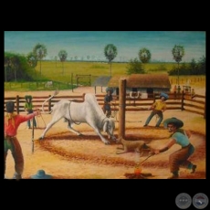 TAREAS DEL CAMPO, 2015 - Óleo de WILSON OJEDA