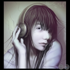 SIENTE LA MÚSICA, 2009 - Pintura digital de CAMILA SILVERO