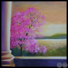 DESDE EL PABELLÓN - Óleo de NORMA BÜTTNER