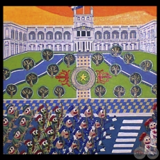 EL PALACIO DE LOS LÓPEZ (detalle) - Acrílico sobre lienzo de Ana Carina Aranda Miranda