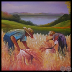 LA COSECHA - Óleo de NORMA BÜTTNER