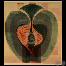 SERIE DE LOS ALQUIMISTAS, 1977 - Xilografa de EDITH JIMNEZ