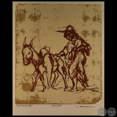 BURRERITA - Serigrafía de LUIS TORANZOS