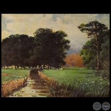 CAMINO (Paisaje con rboles) - leo de HCTOR DA PONTE - Dcada de 1928