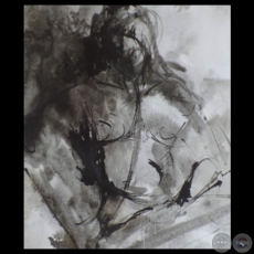 DESNUDO - Tinta sobre papel de MARIELA MONGES ARÉJOLA