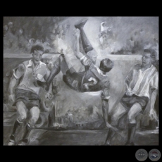 CHILENA - Acrílico sobre tela de MARIELA MONGES ARÉJOLA