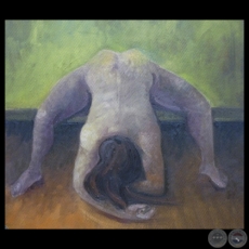 BUSCANDO RESPUESTAS, 2013 - Óleo de MARIELA MONGES ARÉJOLA