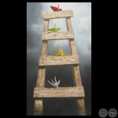 CAMINO A LA INMENSIDAD, 2012 - Óleo sobre lienzo de ADRIANA VILLAGRA