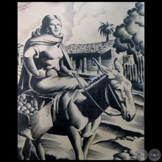 DIBUJO 6 - Obra de JUAN IGNACIO SORAZÁBAL - Colección GRUPO LIEBIG