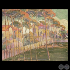 PINAR, 1932 - Óleo de JULIÁN DE LA HERRERÍA