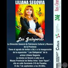 Las Galoperas - Exposición de Liliana Segovia - Jueves, 7 de setiembre de 2017