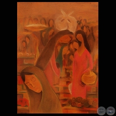 ÓLEOS y XILOGRAFÍA de LEONOR CECOTTO - Exposición CCPA 2009