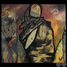 TE PREFIERO ZORRA ANTES QUE NOSTÁLGICA DE OTRO HOMBRE..., 2010 - Técnica mixta de MERLINA MENDOZA 