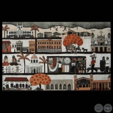 ASUNCIÓN, 2010 - Grabado al aguafuerte de Miriam Rudolph