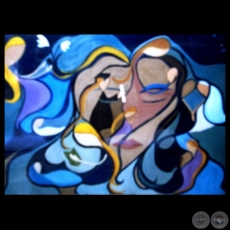 FACETAS DE LA MUJER - Acrílico sobre cartón de OSVALDINA SERVIÁN