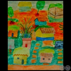 RANCHITOS - Obra de PEDRO DEI LASCIO - Año 1974