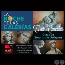 TRES CINCELES, 2015 - Óleos de STEPHANIE ORTIGOZA