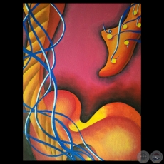 ARTE PARA PRANA, 2012 - Primer trabajo en óleo de Víctor Colmán