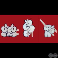 LA CAÍDA DEL TRONO, 1986 - Diseños de ADRIANA GONZÁLEZ BRUN