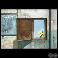 APUNTO A DEJAR UN MENSAJE ESPIRITUAL, 2012 - ÓLEO DE ADRIANA VILLAGRA - Entrevisda de CÉSAR GONZÁLEZ