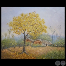 TAYI AMARILLO, 1998 - Óleo sobre lienzo de AMALIA WAGENER