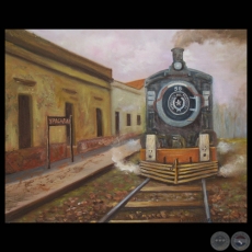 FERROCARRIL, 1998 - Óleo sobre lienzo de AMALIA WAGENER