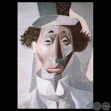 PAYASO - Témpera de ANDRÉS GUEVARA